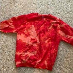 tie dye crew neck